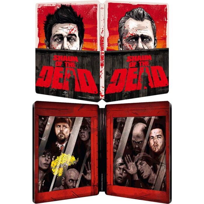 Shaun of The Dead Blu Ray 4K Steelbook visuel produit