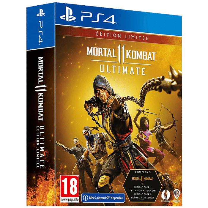 mortal kombat 11 ultimate ps4 visuel produit edition limitée