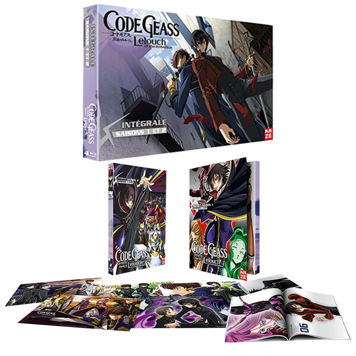 visuel produit code geass intégrale saisons 1 et 2 blu ray