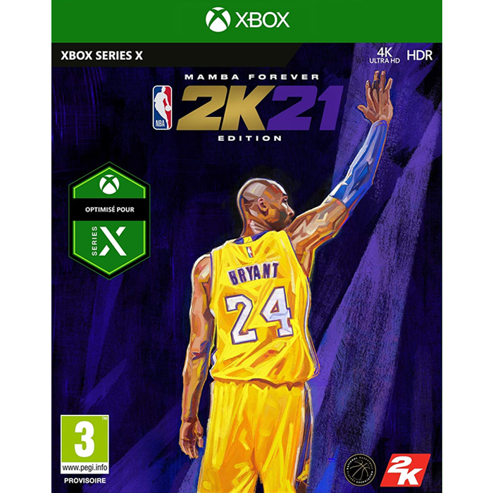 nba 2K21 mamba forever edition xbox series x visuel produit