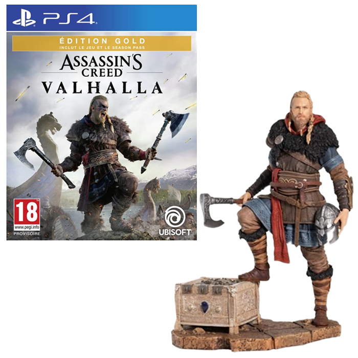 assassin's creed valhalla gold ps4 avec figurine visuel produit