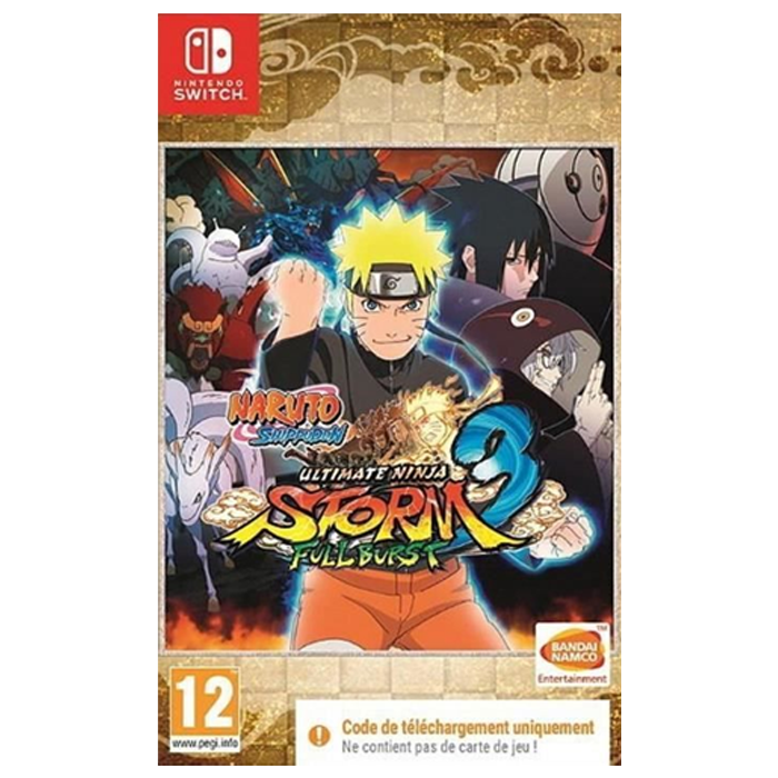 naruto shippuden ultimate ninja storm 3 visuel produit