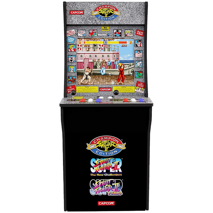 borne arcade street fighter 2 1 up
