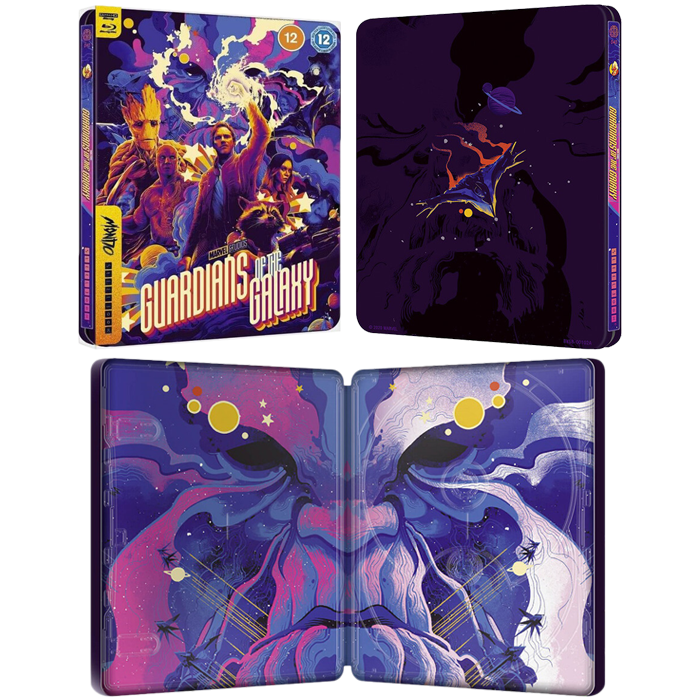 Les Gardiens de la Galaxie Blu Ray 4K 2D Steelbook Edition Mondo visuel produit