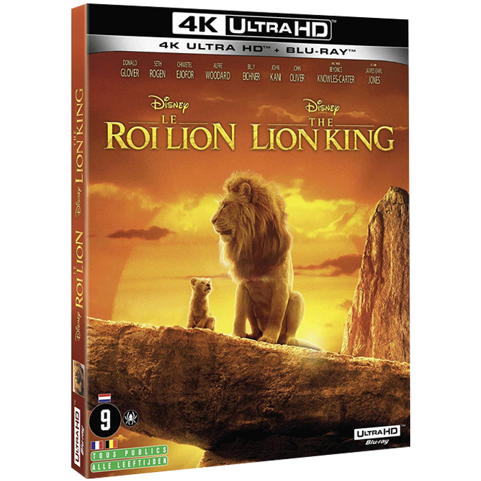 le roi lion 4K blu ray visuel produit