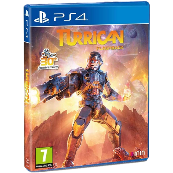 turrican flashback visuel produit ps4
