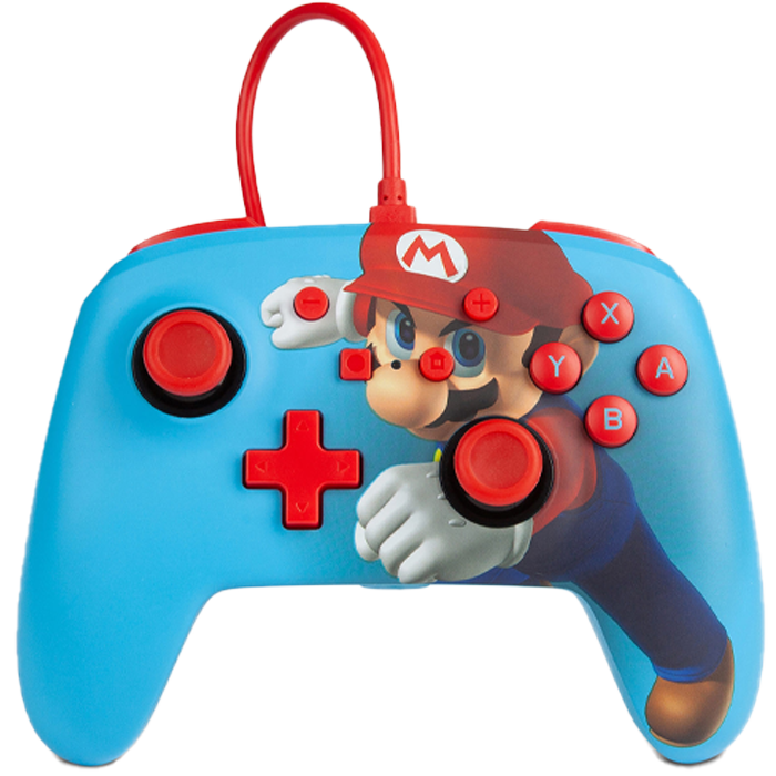 Manette filaire switch mario punch visuel produit