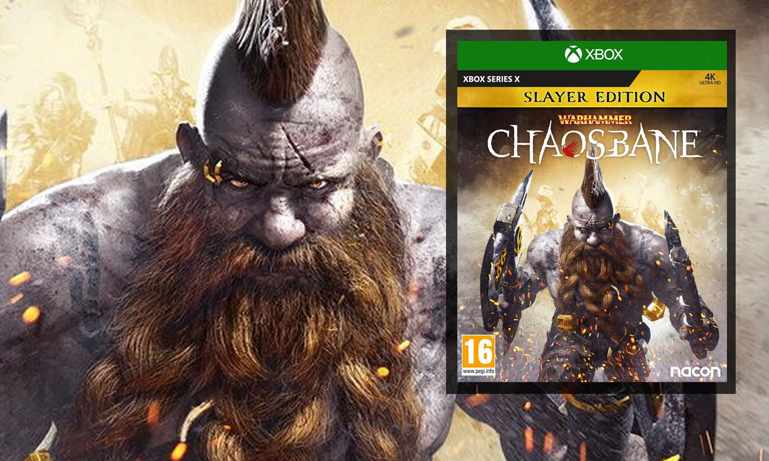 SLIDER warhammer chaosbane slayer edition xbox series x