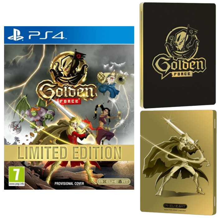 golden force edition steelbook ps4 visuel produit