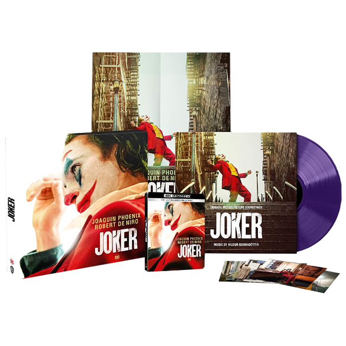 joker 4K blu ray collector avec vinyle visuel produit