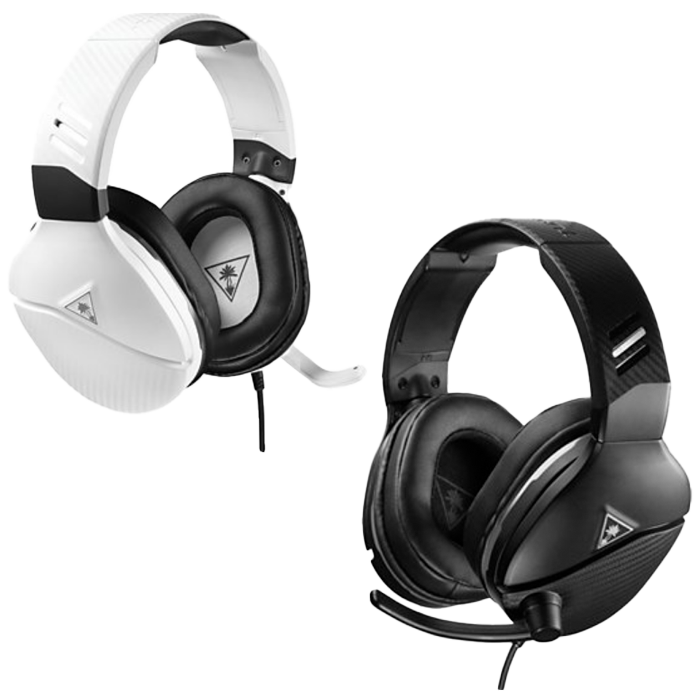 casque turtle beach 200 blanc et noir