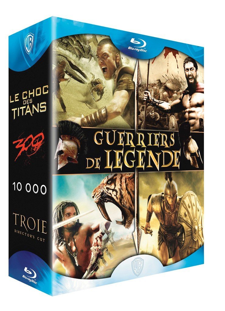coffret-guerriers-de-legende-le-choc-des-titans-300-10-000-troie-blu-ray