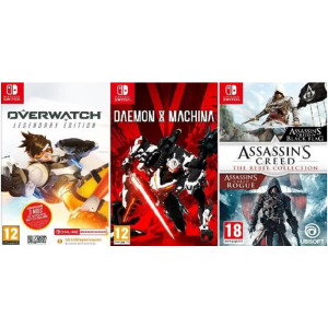 overwatch legendary edition daemon x machina assassin's creed rebel collection switch