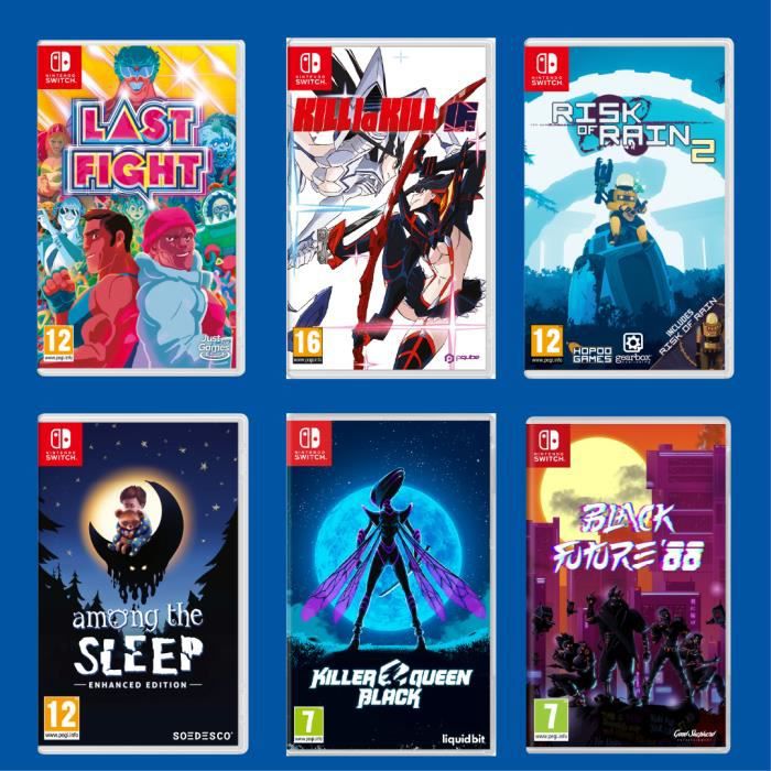 pack 6 jeux switch promo