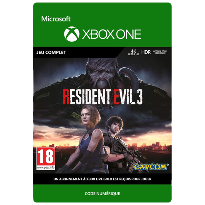 resident evil 3 remake visuel produit