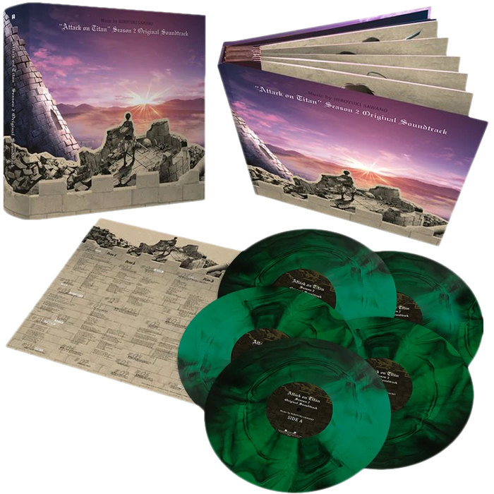 vinyle edition deluxe saison 2 attaque des titans