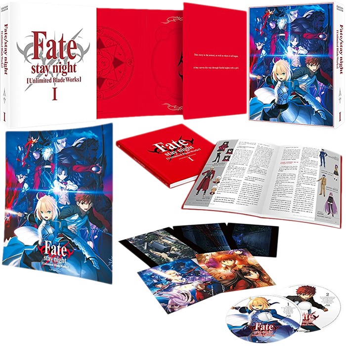 Fate Stay Night Unlimited Blade Works Coffret 1 Edition Collector Blu ray visuel produit