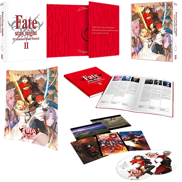 Fate Stay Night Unlimited Blade Works Coffret 2 Edition Collector Blu ray