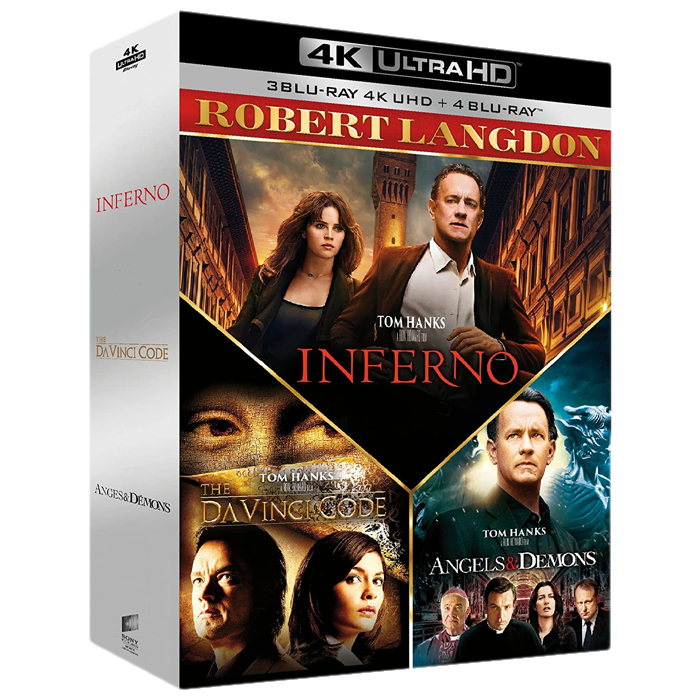 Coffret Robert Langdon 4K visuel produit