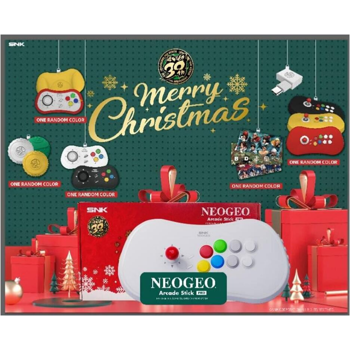 Neo Geo Arcade Stick Pro Christmas Edition visuel produit