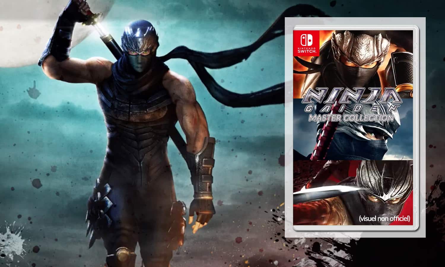 SLIDER ninja gaiden master collection switch jaquette non officielle v1