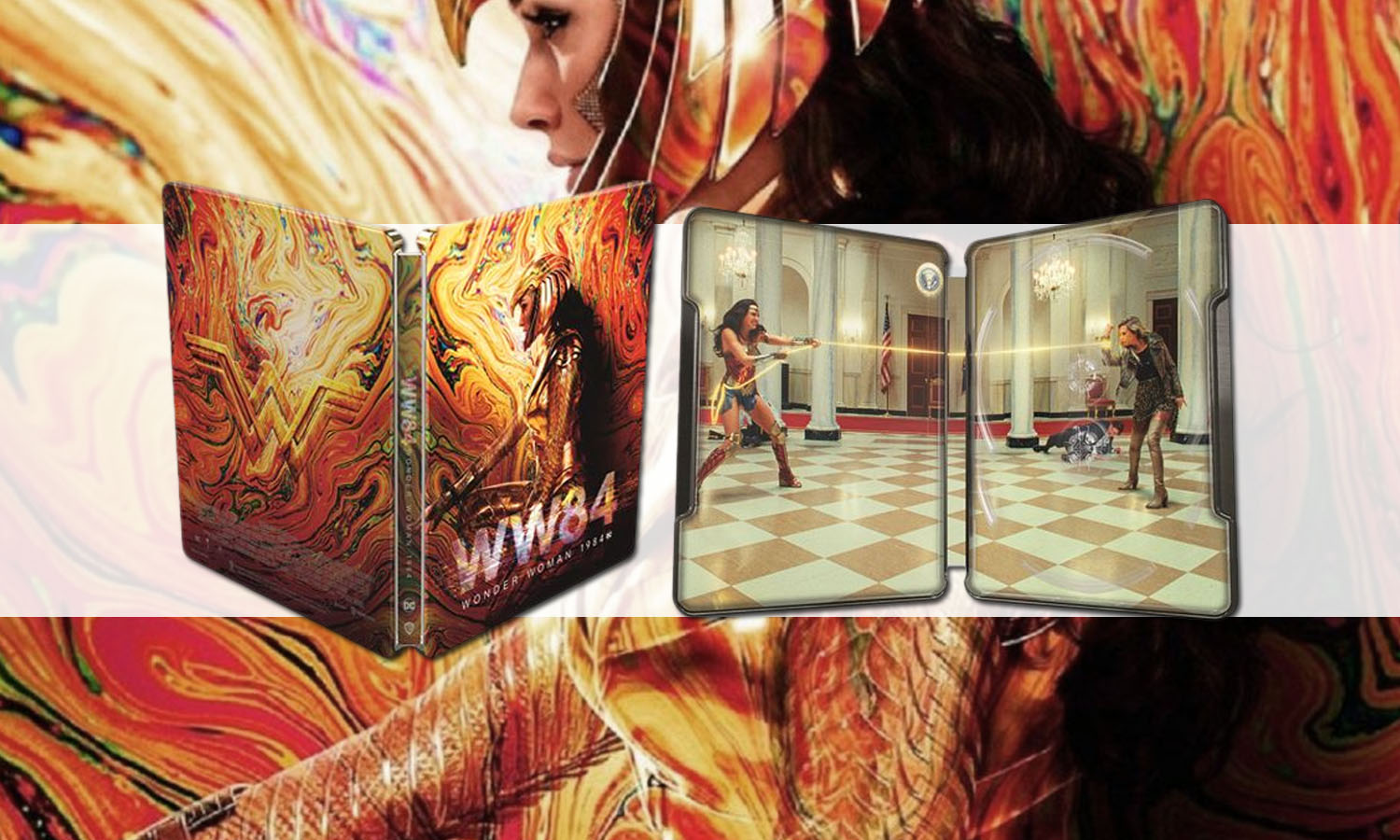 SLIDER wonder woman 1984 blu ray 4k steelbook