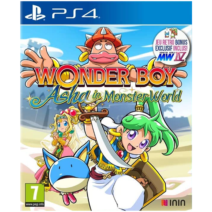 wonder boy asha ps4 visuel produit