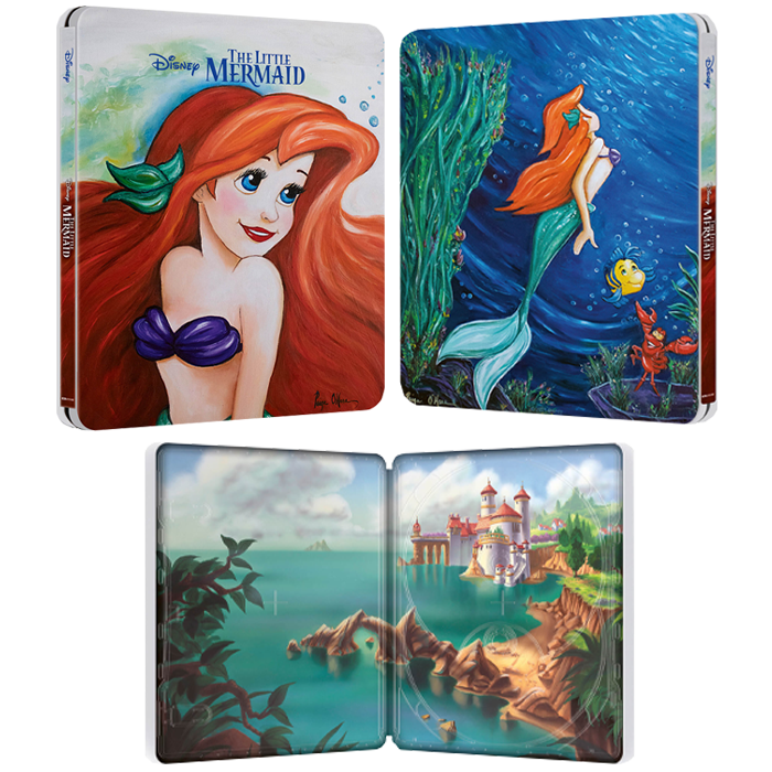 petite sirène blu ray 4K steelbook visuel produit