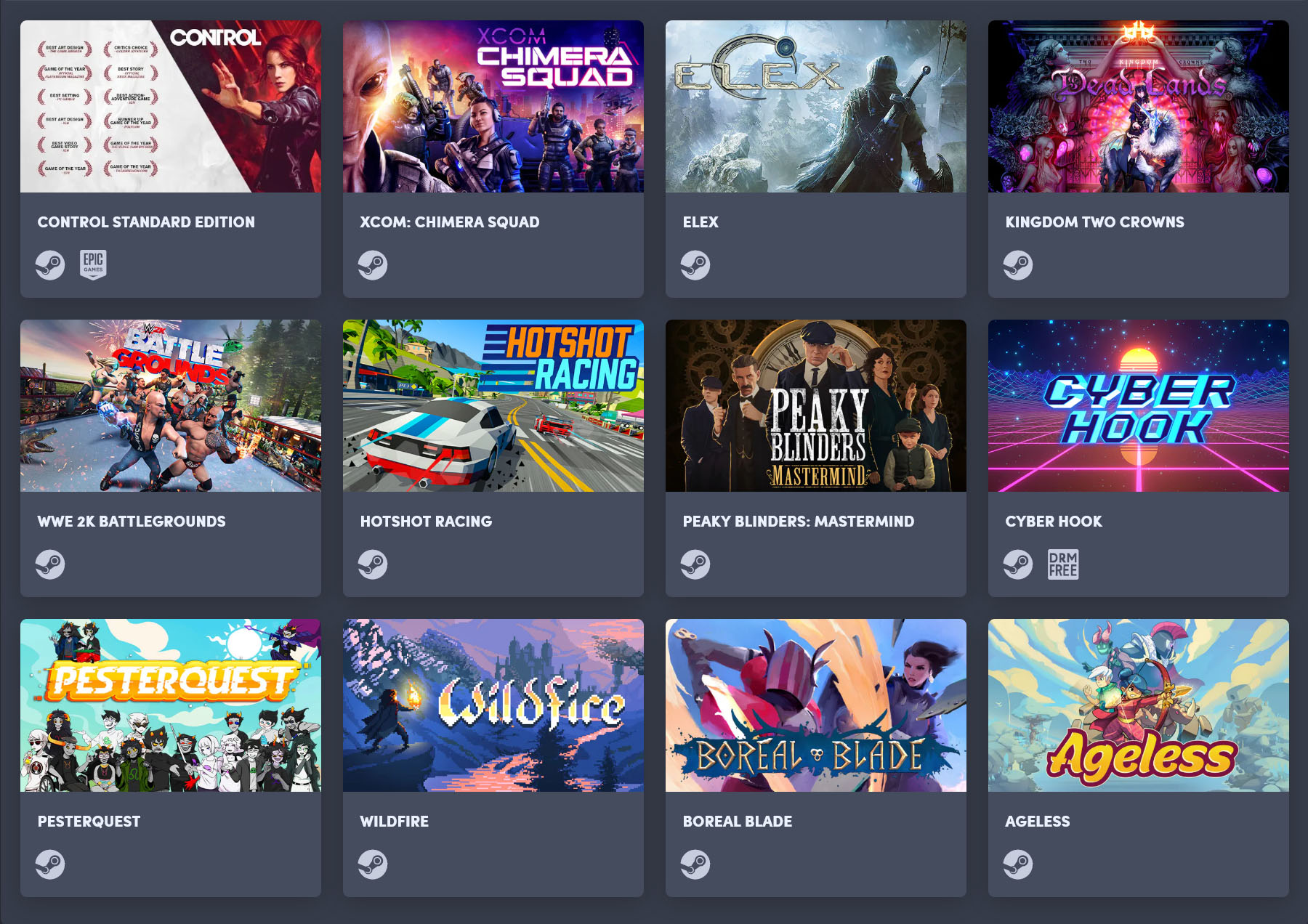 humble bundle mars 2021 screen