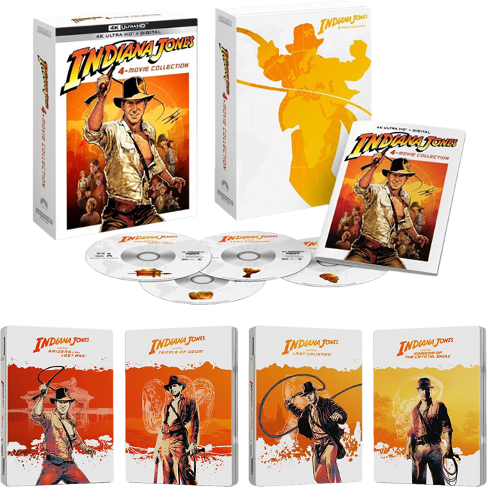 indiana jones integrale 4k steelbook visuel produit