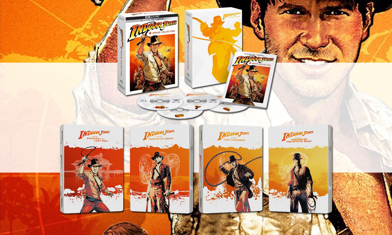 SLIDER SLIDER indiana jones integrale 4k steelbook v2