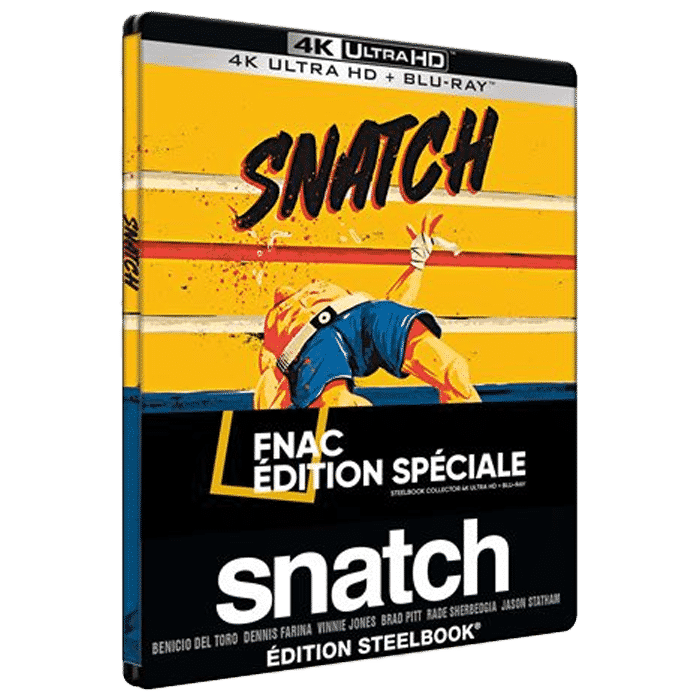 snatch 4k blu ray steelbook visuel produit
