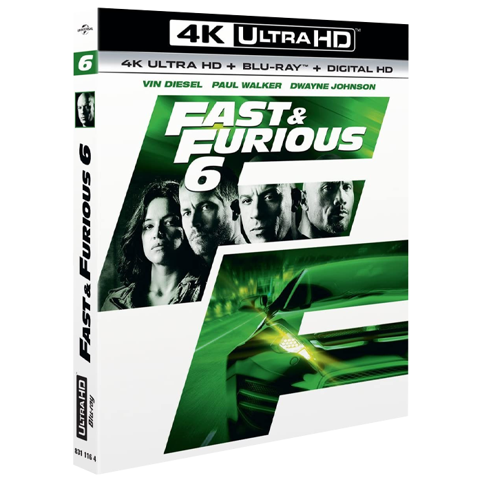 fast and furious 6 4k blu ray visuel produit