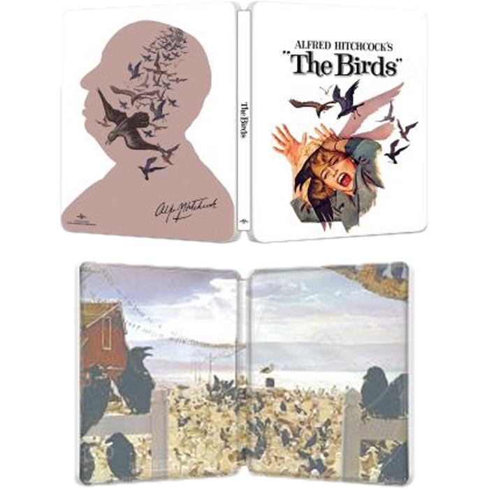 les oiseaux blu ray 4K steelbook US visuel produit