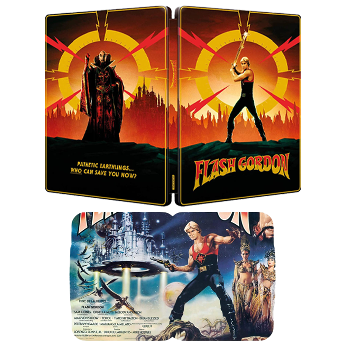 flash gordon blu ray 4k steelbook visuel produit