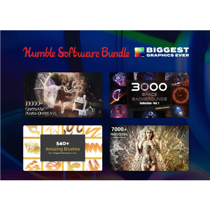 pack photo montage humble bundle visuel produit