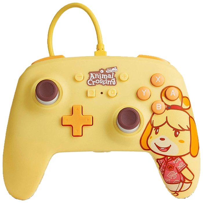 manette filaire améliorée powerA pour nintendo switch Animal Crossing visuel produit