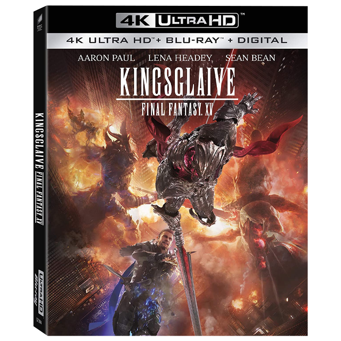 Final Fantasy KingsGlaive Blu Ray 4K visuel produit