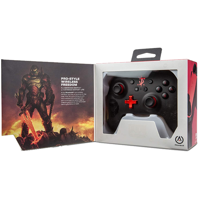 Manette sans Fil Améliorée Doom Slayers Club Switch package visuel produit