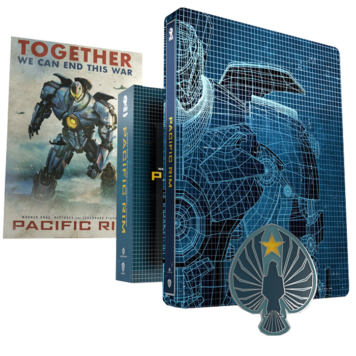 pacific rim blu ray 4k titans of cult visuel produit