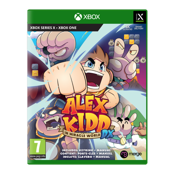 alex kidd miracle world dx xbox jaquette visuel produit