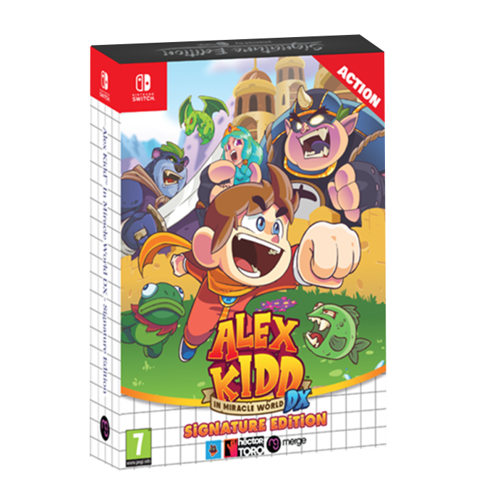 alex kidd miracle world signature switch visuel produit