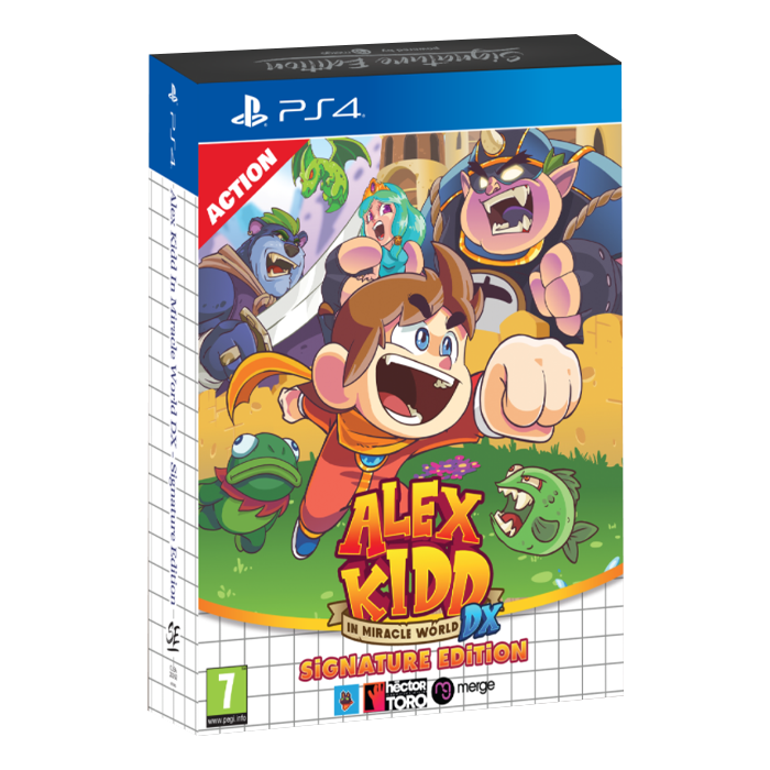 alex kidd miracle world signature ps4 visuel produit
