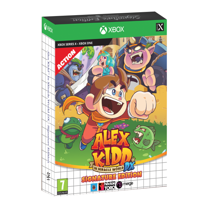 alex kidd miracle world signature xbox visuel produit