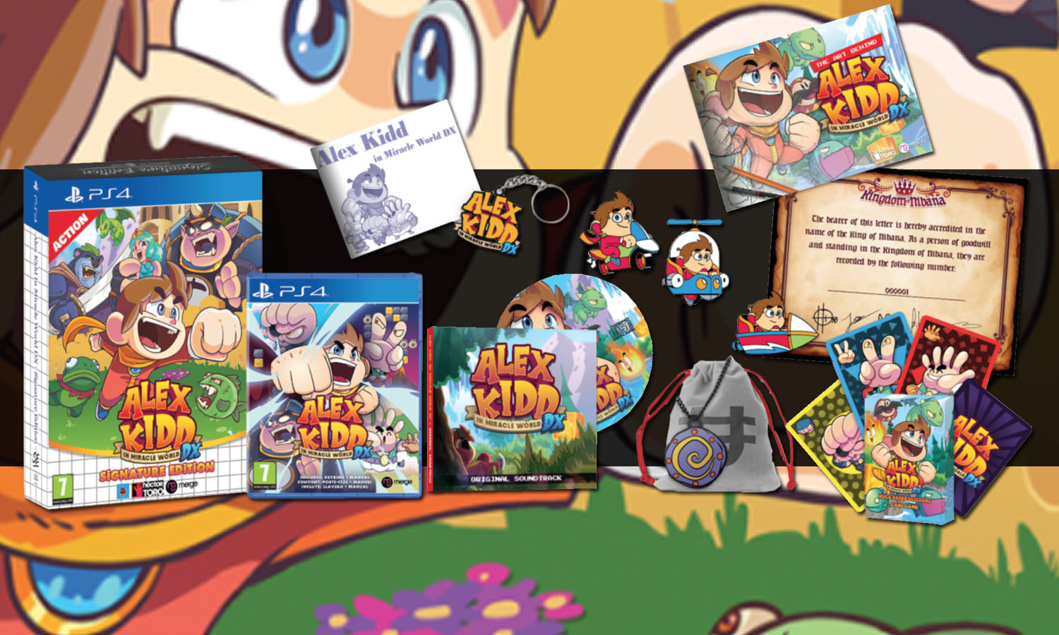 SLIDER alex kidd in miracle world DX signature edition ps4