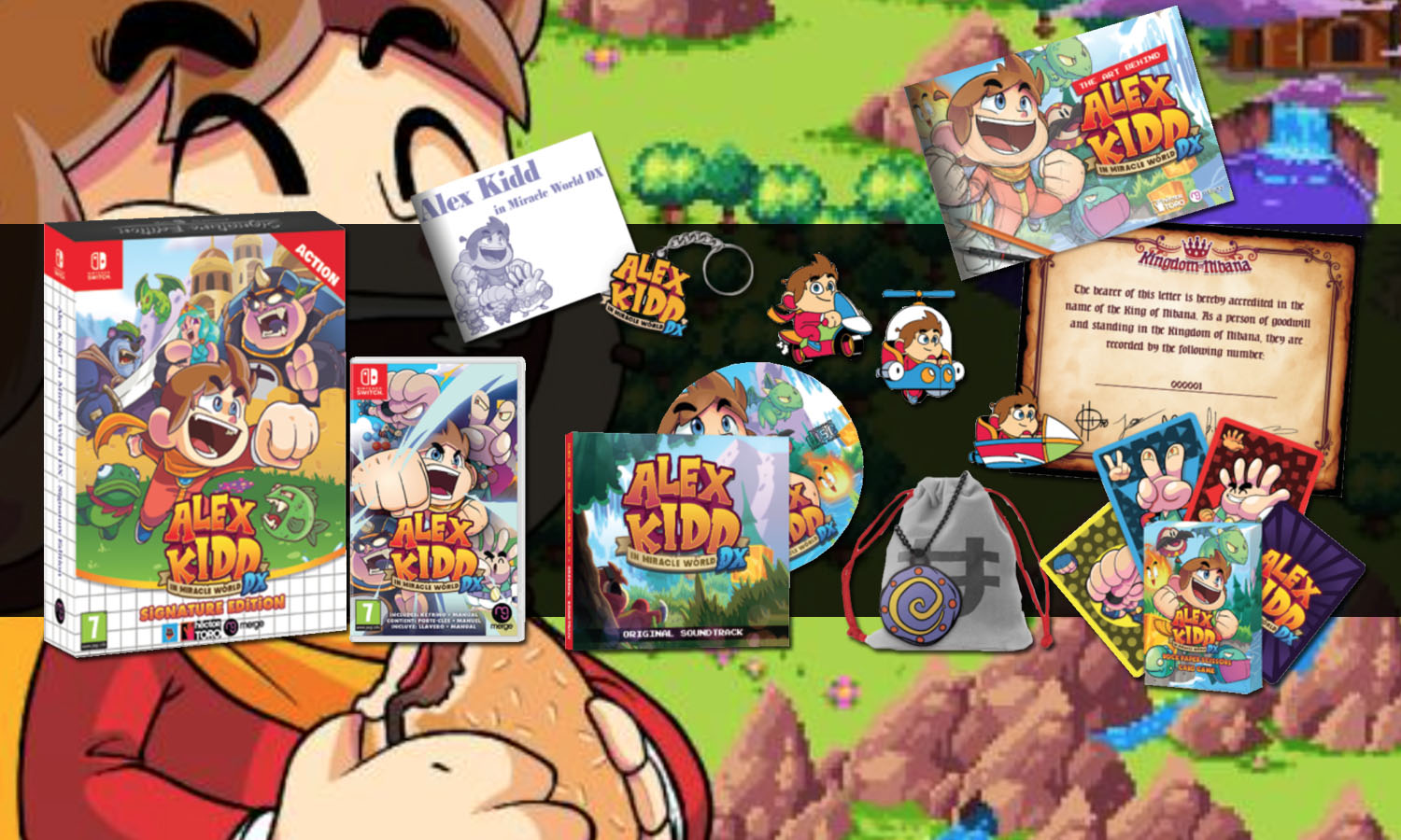 SLIDER alex kidd in miracle world DX signature edition switch