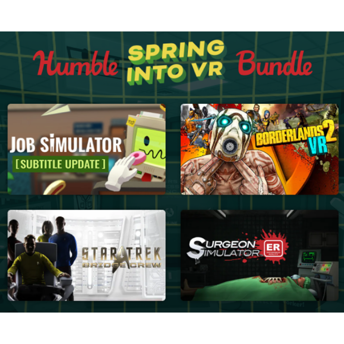 pack humble bundle VR printemps 2021 visuel produit