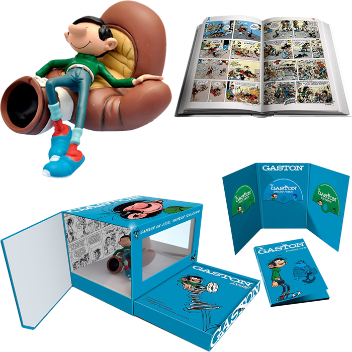 gaston lagaffe coffret dvd collector visuel produit