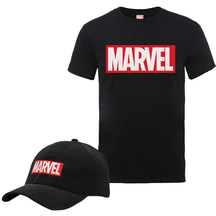 promo t shirt casquette marvel visuel produit