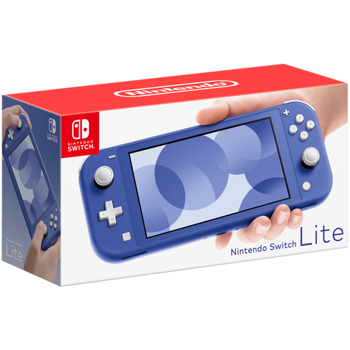 nintendo switch lite bleue visuel produit